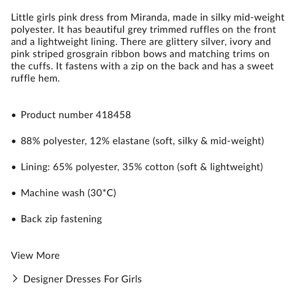 Miranda Ruffle Pink Dress - Picture 3 of 6